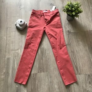 Loft coral jeans